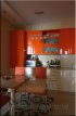 (227) Кухня МДФ, эмаль, цвет "Ваниль" / "Оранжевый"