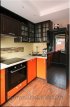 (365) Кухня МДФ, цвет "Оранжевый глянец / Венге", фасад "Модерн/ Джеджа переплет"
