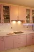 (360) Кухня МДФ, цвет Лен Сиреневый, фасад "Модерн"